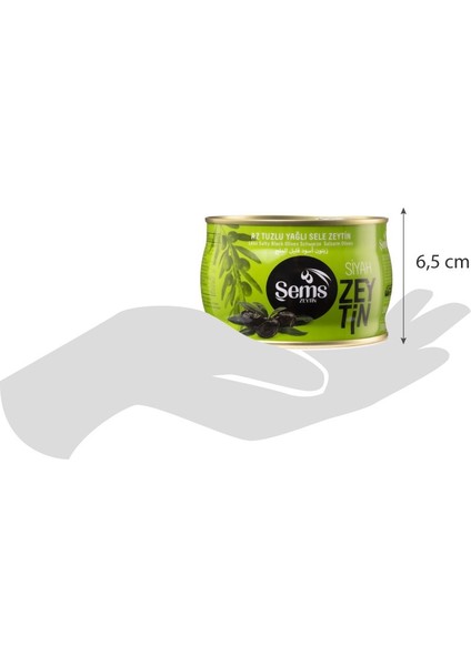 Şems Siyah Zeytin 351-380 Kalibre 300GR