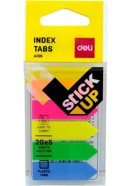 A10602 Stick Notes Şerit 43×12MM