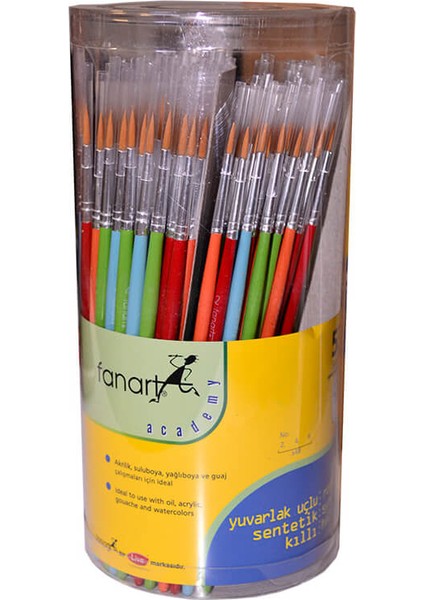 Fırça 535 Sentetik Renkli 144 Lü Set fiyatları