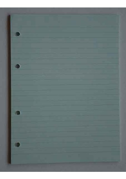 A5 Kolej Yedek Çizgili Yeşil