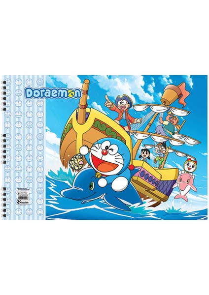 Keskin 300215-83 Doraemon 25X35 15 Yp Resim Defter