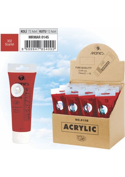 815-302 Akrilik Boya 75ML 0145