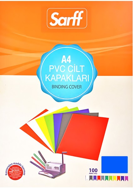 15201014 Cilt Kapağı A4 Mavi -15201048