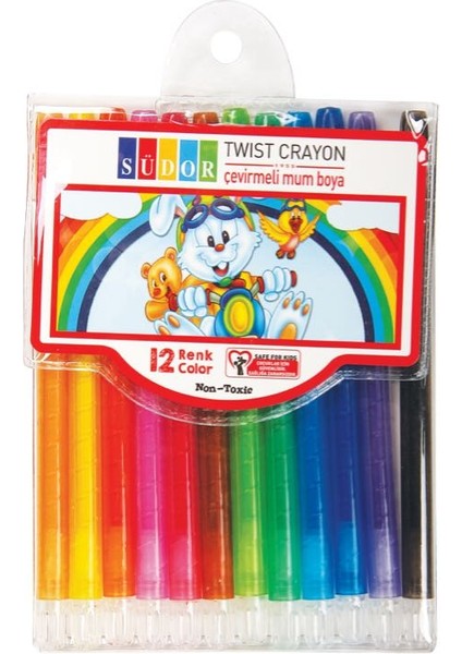 YB08 Mum Boya Çevirmeli 12LI