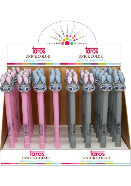 Unıck Color 2775 Tavşan Başlıklı Jel Kalem