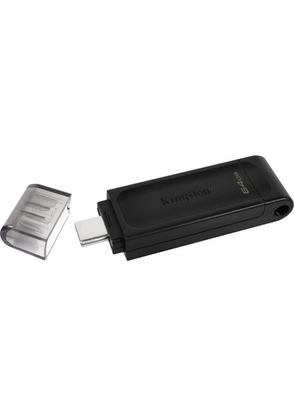Datatraveler 70 - DT70/64GB USB C Bellek, Çoklu Değerli, Siyah modelleri