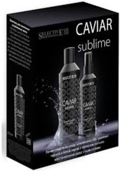 Caviar Sublime Ultimate Luxury Cream Siyah Havyar Özü Saç Kremi ve Shampoo 150ML 2'li Set