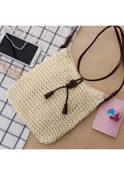 Hasır Kadın Omuz Çantası El Yapımı Seyahat Çantası (Yurt Dışından) modelleri