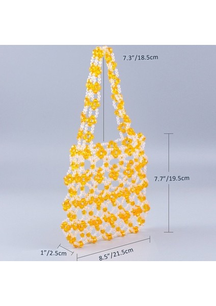 Akrilik Boncuklu Dokuma Çanta Retro Akşam Düğün Omuz Çantası Oymalı (Yurt Dışından) indirimleri