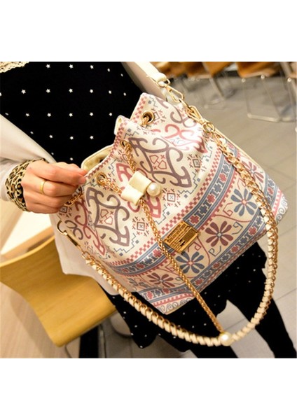 Boho Tarzı Crossbody Çanta Inci Kadın Kanvas Omuz Çantası (Yurt Dışından) fiyatları