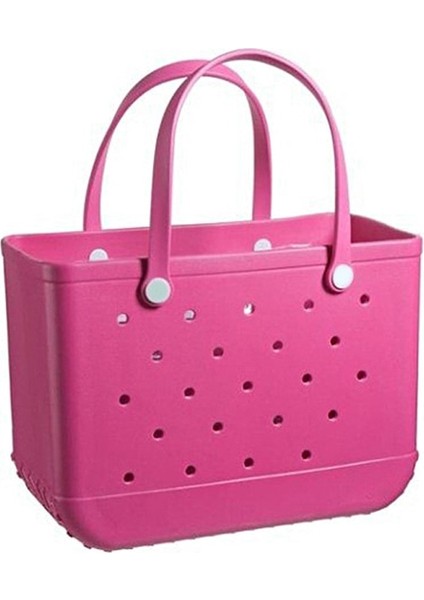 Büyük Kapasiteli Silikon Çanta Su Geçirmez Kum Geçirmez Delik Saklama Çantası (Yurt Dışından)