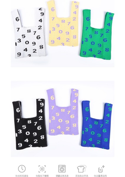 Büyük Kapasiteli Sayı Desen Omuz Çantası Vintage Chic Seyahat Tote Çanta (Yurt Dışından) fiyatları