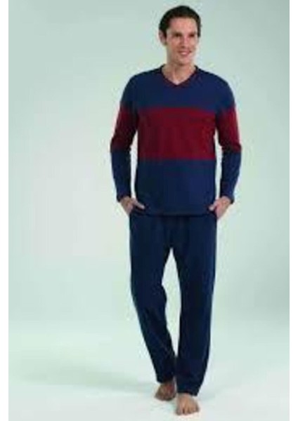 7540-BLACKSPADE Kışlık Thermel Pijamatakımı Bordo