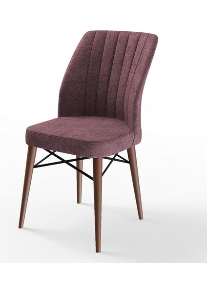 Concept Aya Serisi 80 x 132 cm Beyaz Masa Ceviz Ayak Mutfak Masa Takımı 4 Sandalye 1 Bench fırsatları