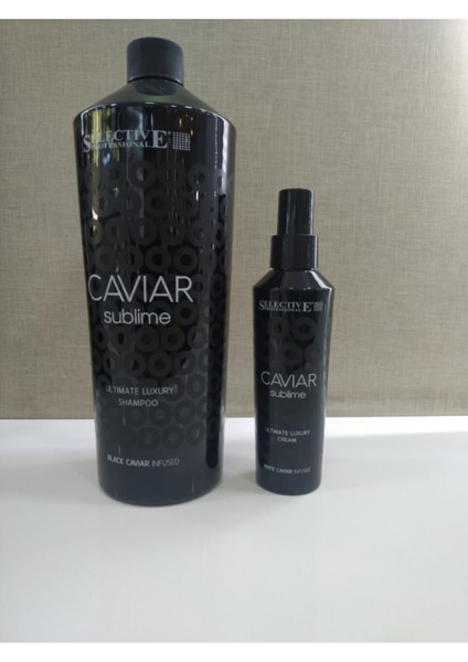 Caviar Sublime Ikili Set 1000 Ml Şampuan Caviar Sublime 150 Ml Aparatı Hediyeli