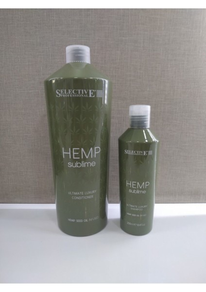 Selectıve Hemp Sublime Ikili Ekonomik Set 1000 Ml Krem /250 Ml Şampuan/ Aparat Hediyeli