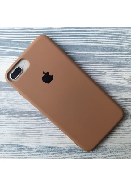 Pirok Store iPhone 7 Plus / 8 Plus Uyumlu Lansman İçi Kadife Silikon Kılıf