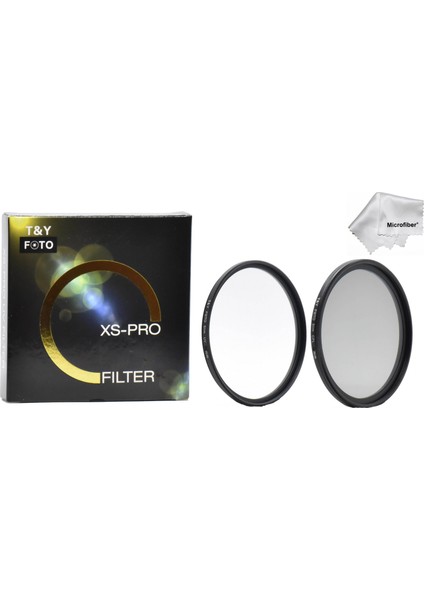 58Mm XS-PRO Slim Koruyucu Uv Filtre + Slim Cpl Circular Polarize Filtre