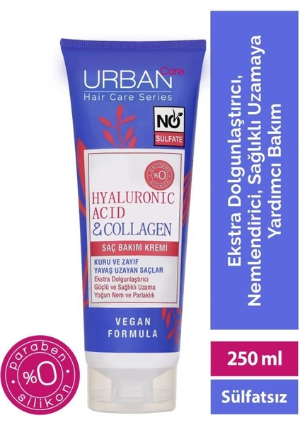 Urban Care Hyaluronic Acid & Collagen Saç Bakım Kremi 250 ml