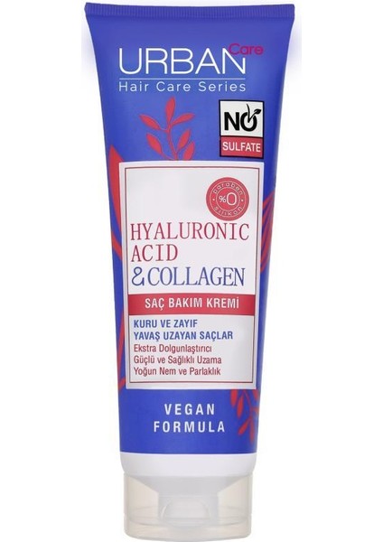 Hyaluronic Acid & Collagen Saç Bakım Kremi 250 ml