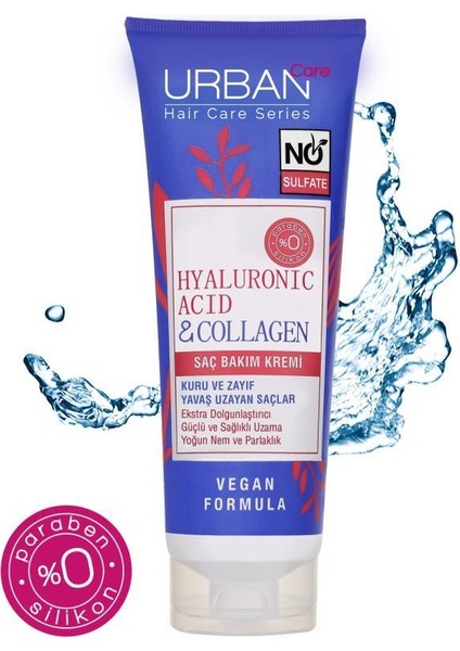 Hyaluronic Acid & Collagen Saç Bakım Kremi 250 ml