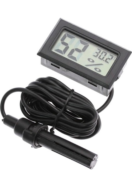 Sıcaklık, Nem Ölçer Problu Termometre Akvaryum Kuluçka Makinasi