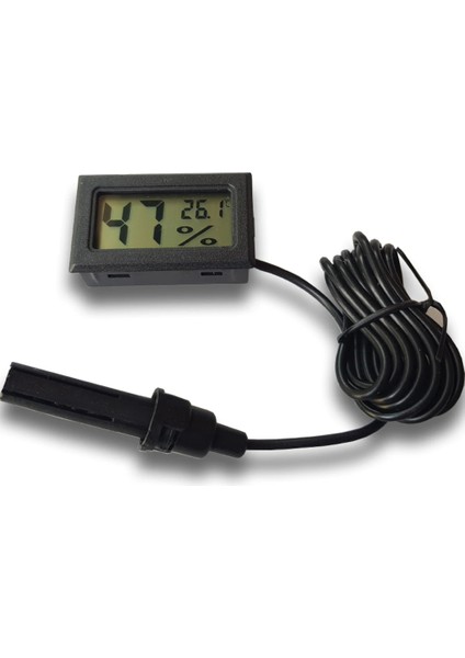 Sıcaklık, Nem Ölçer Problu Termometre Akvaryum Kuluçka Makinasi fiyatları