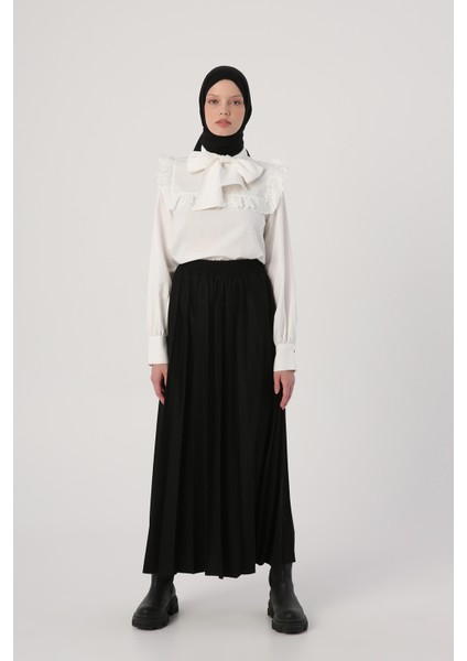 Beli Lastikli Örme Plise Etek fiyatları