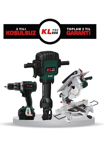 KL Pro  18V 8AH. 400NM Şarjlı Somun Sıkma KLSS18BH-80 Kömürsüz Motor