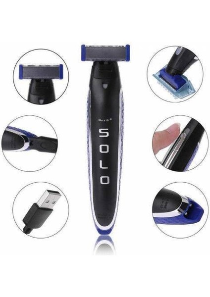 Microtouch Solo Şarj Edilebilir Kablosuz Tüm Vücut Jilet Tıraş Makinesi modelleri