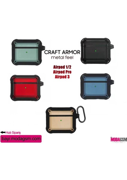 Armour Airpods 1 / 2 Nesil Koruyucu Kılıf fiyatları