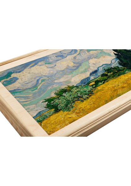 Van Gogh Buğday Tarlası Ahşap Tablo