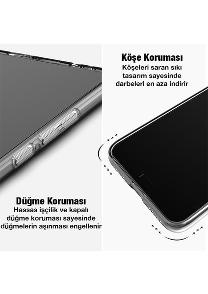 Sm Galaxy S21 Fe Kılıf Kamera Korumalı Ultra Ince Şeffaf Silikon Kılıf