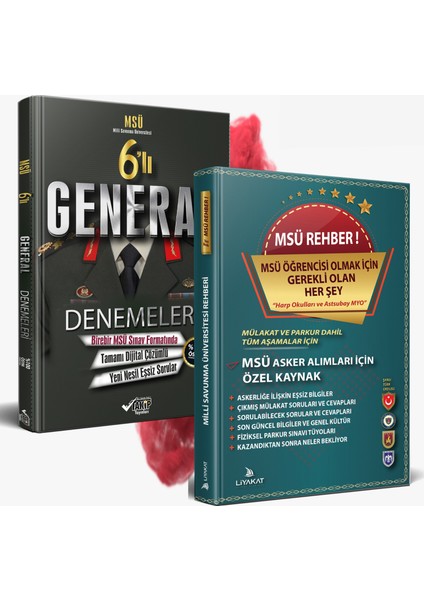MSÜ Sınav Seti 2’li-MSÜ-General 6’lı Deneme-MSÜ Problem Çözüldü