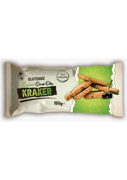 Glutensiz Zeytinli Çörek Otlu Kraker 150 gr