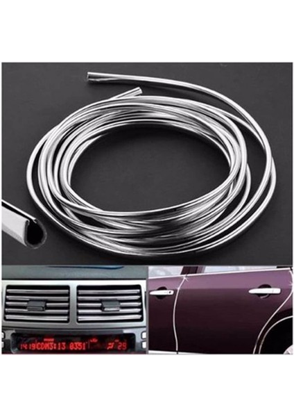 Oto Araç Içi ve Dışı Için Bagaj Kaput Havalandırma Için Uygun 5 mm Nikelaj 1 Metre U Tipi Geçmeli fiyatları