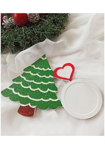 Çam Ağacı Bardak Altlığı