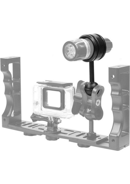 Dayanıklı Alüminyum Alaşım Dalış Işık Torç Top Kelepçesi Sualtı Videosu Için (Yurt Dışından) modelleri