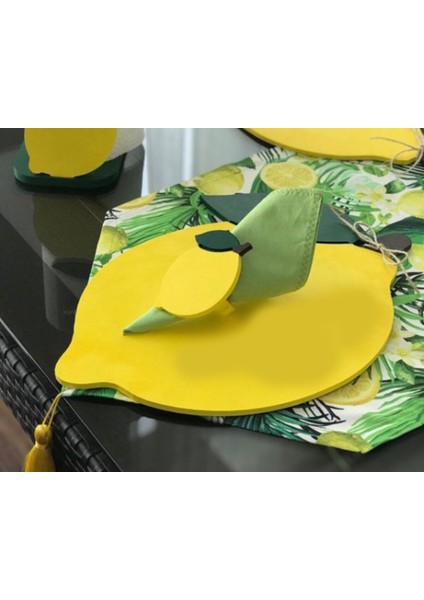 Limon Peçete Halkası & Peçete Yüzüğü 2'li