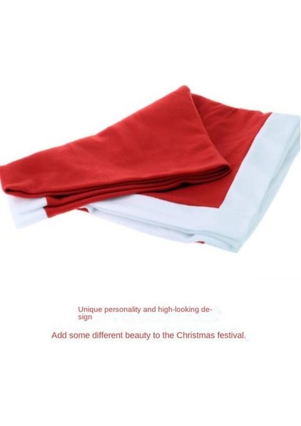 5pcs Noel Sandalyesi Kapak Masa Örtüsü Seti, Dokuma Noel Hotel Festival Dekorasyon Yemek Masası Arka Set (Yurt Dışından)