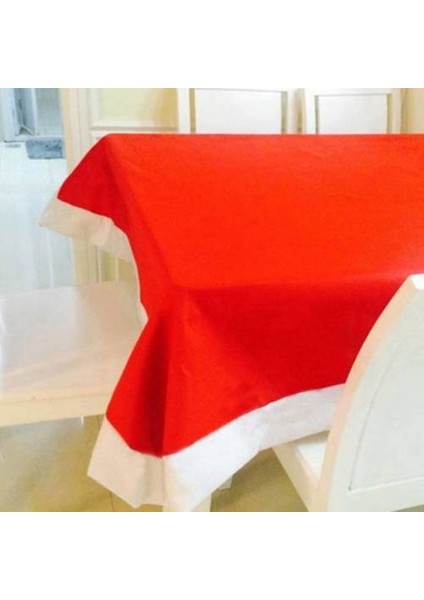 5pcs Noel Sandalyesi Kapak Masa Örtüsü Seti, Dokuma Noel Hotel Festival Dekorasyon Yemek Masası Arka Set (Yurt Dışından)