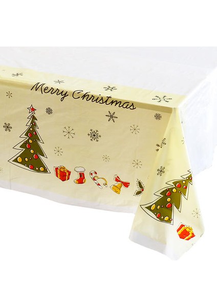 Tek Kullanımlık Noel Masa Örtüsü (Yurt Dışından)