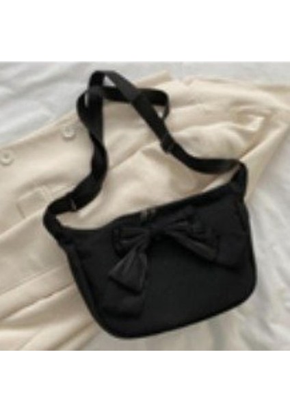 Basit Taşınabilir Yay Tote Çantası, Basit ve Gündelik Moda Omuz Çantası, Şık Niş Messenger Çantası (Yurt Dışından)