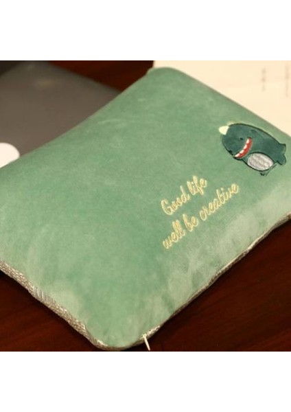 Çift Taraflı Bellek Köpük Buz Rattan Yastığı, Karikatür Peluş Buz Ipek Şekerleme Yastığı, Ofis Öğrencisi Taşınabilir Şekerleme Yastığı (Yurt Dışından)