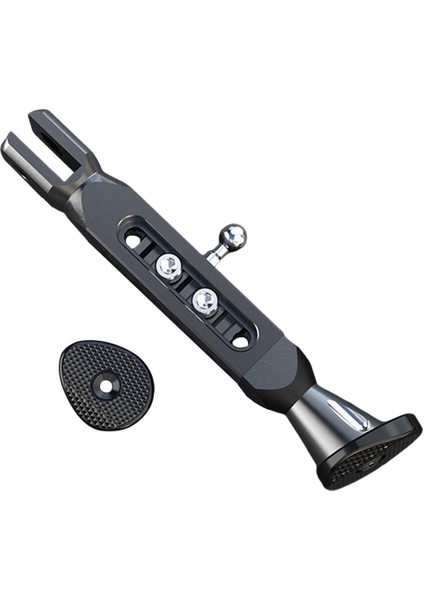 Motosikle T Kickstand Ayarlanabilir Kaymaz Ayak Brace Ayak Tarafı De Ste Ği Siyah (Yurt Dışından)