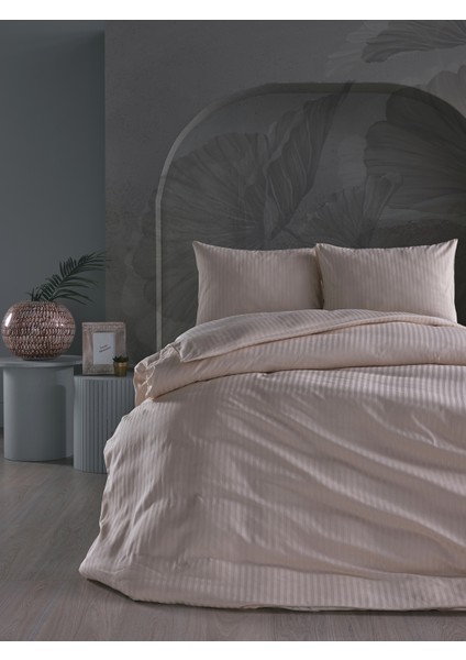 Saten Artline Çift Kişilik Nevresim Takımı - Krem fiyatları