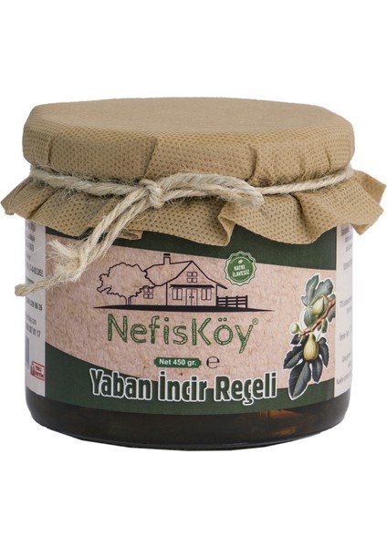 Doğal Katkısız Yaban Incir Reçeli 450 gr