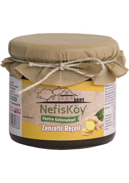 Doğal Katkısız Zencefil Reçeli 400 gr