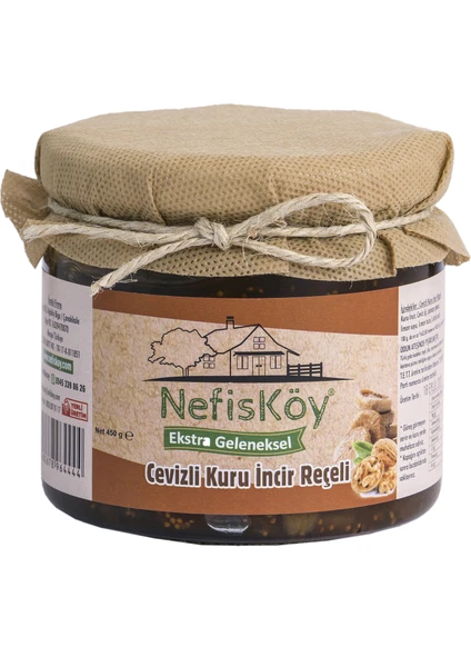 Cevizli Kuru Incir Reçeli 450 gr