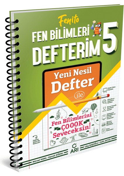 5.Sınıf Fenito Fen Bilimleri Defterim Arı Yayınları